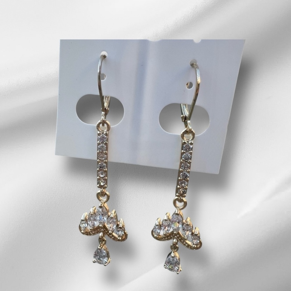Chandelier Gold Plated Fashion Jewelry Earrings